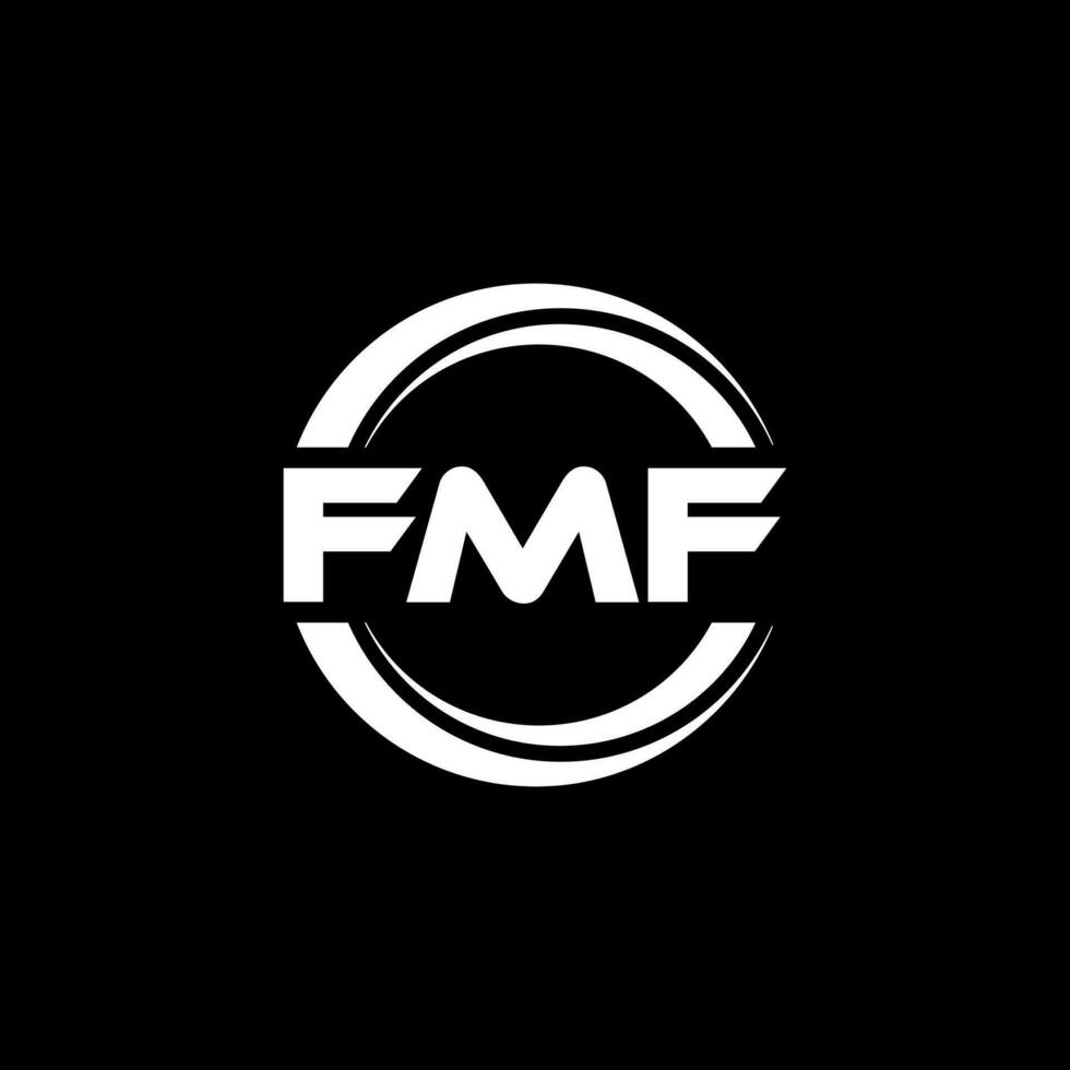 fmf logo ontwerp, inspiratie voor een uniek identiteit. modern elegantie en creatief ontwerp. watermerk uw succes met de opvallend deze logo. vector