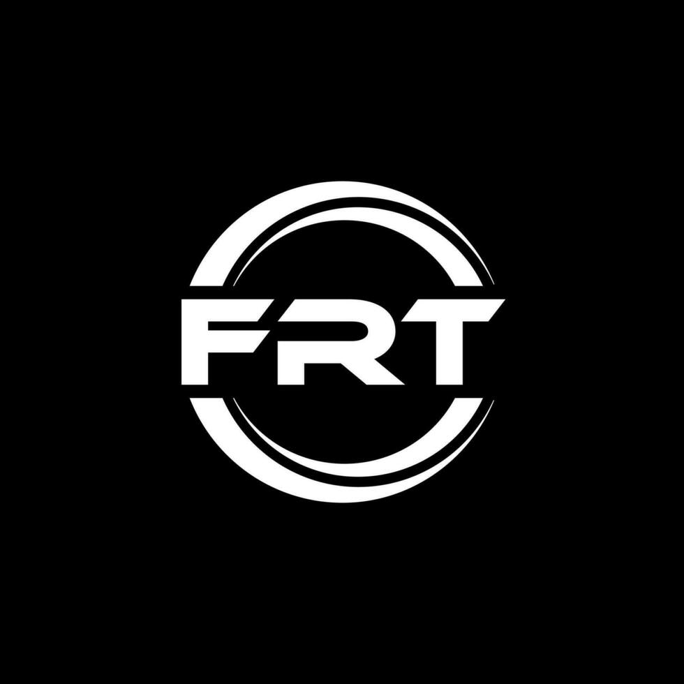 frt logo ontwerp, inspiratie voor een uniek identiteit. modern elegantie en creatief ontwerp. watermerk uw succes met de opvallend deze logo. vector