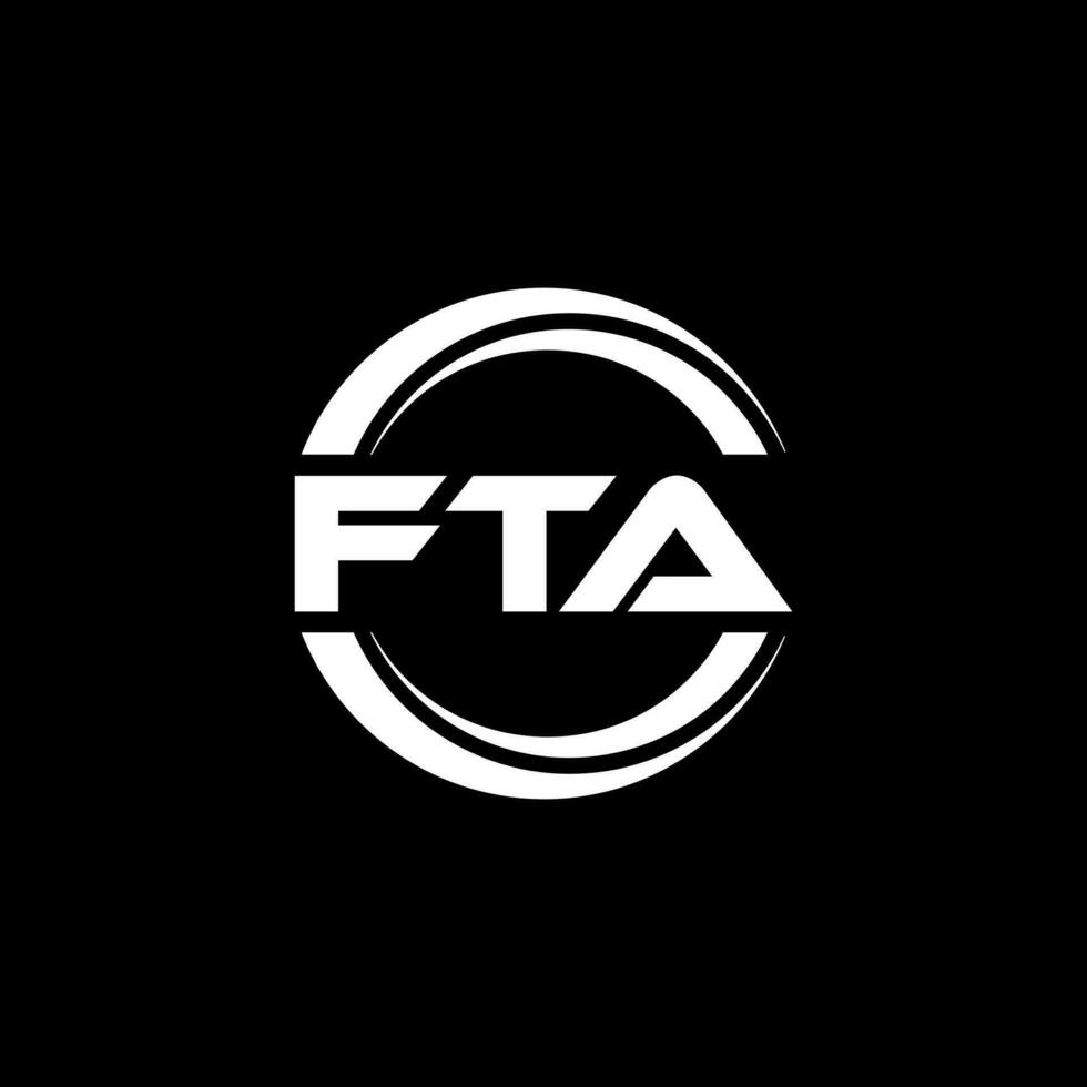 fta logo ontwerp, inspiratie voor een uniek identiteit. modern elegantie en creatief ontwerp. watermerk uw succes met de opvallend deze logo. vector