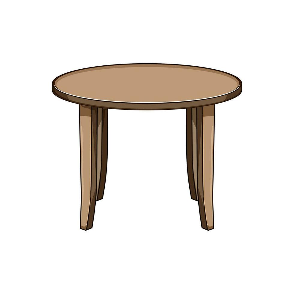 structuur houten tafel tekenfilm vector illustratie