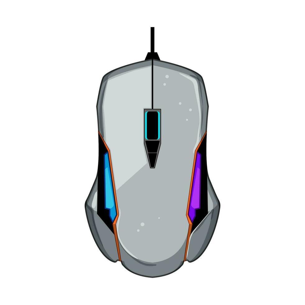 computer spel muis tekenfilm vector illustratie