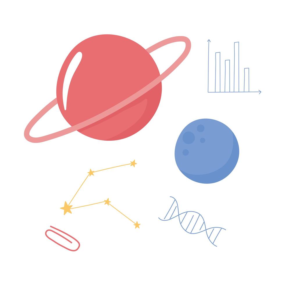 onderwijs wetenschap les studie school ontwerp vector