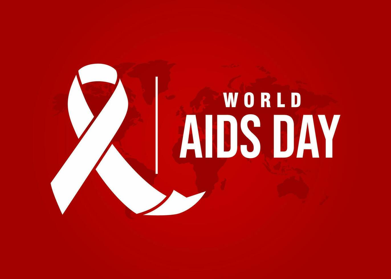 wereld AIDS dag vector illustratie. vector eps 10