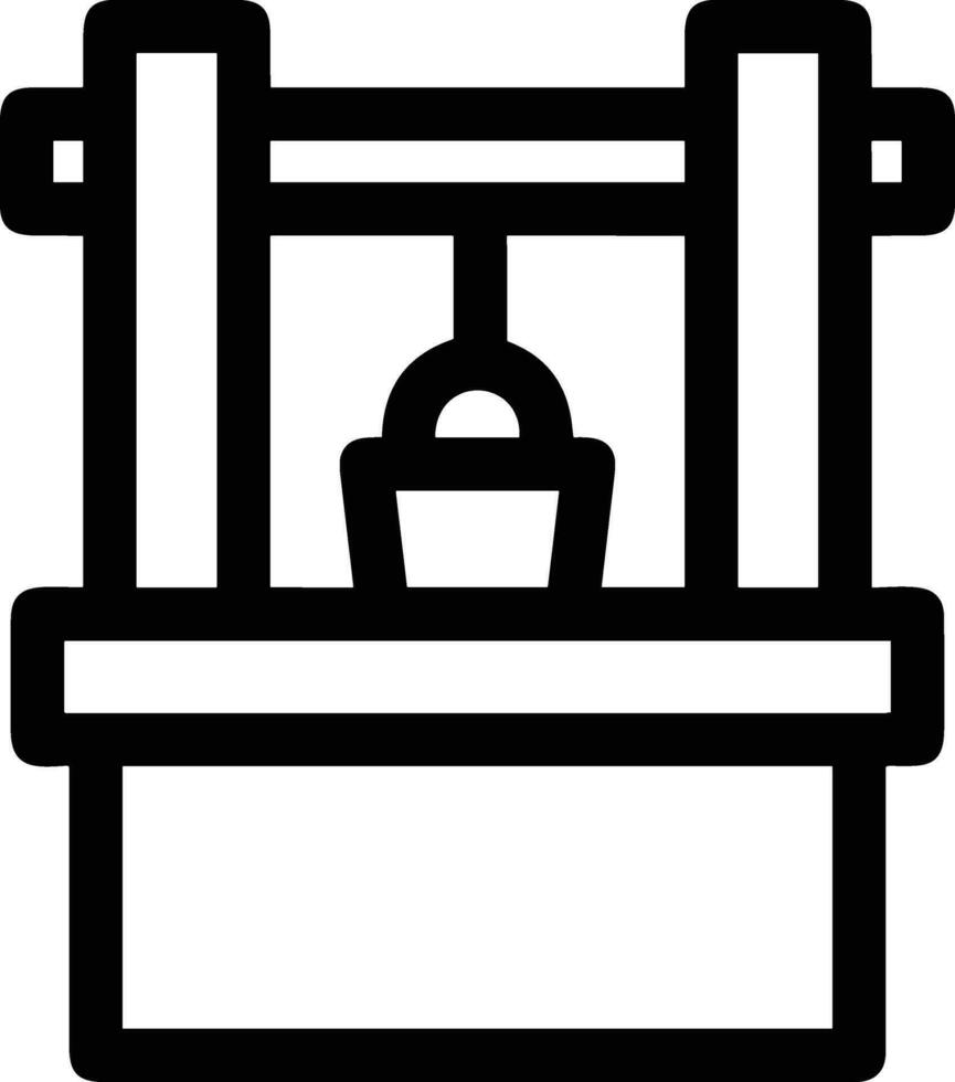 emmer icoon symbool vector afbeelding. illustratie van de emmer schoonmaak uitrusting het wassen schets ontwerp afbeelding. eps 10