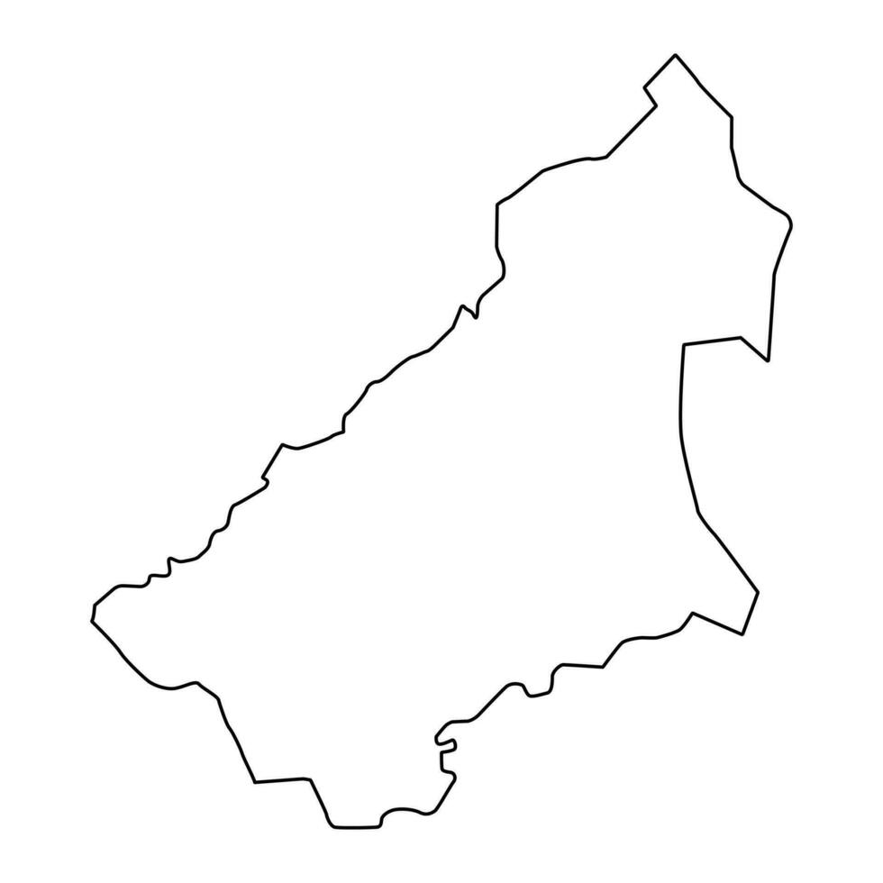 al qassim provincie, administratief divisie van de land van saudi Arabië. vector illustratie.