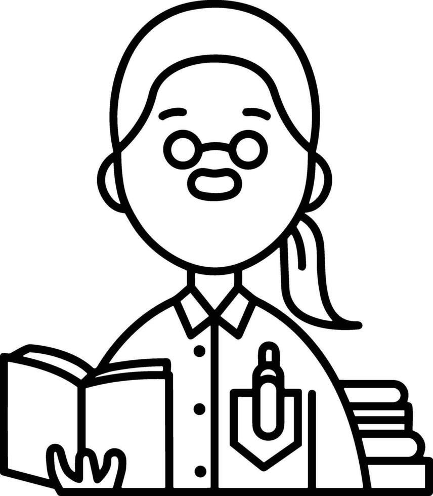 leraar icoon symbool vector afbeelding. illustratie van de opleiding bedrijf school- klas icoon ontwerp afbeelding.