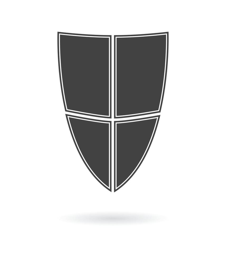 schild logo op een witte achtergrond. vectorillustratie. vector