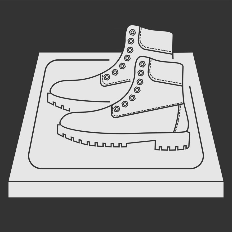 ontsmettingsmat in de glyph. antibacterieel uitgerust in platte stijl. desinfectie tapijt voor schoenen. schoenen desinfectie. steriel oppervlak. vector illustratie