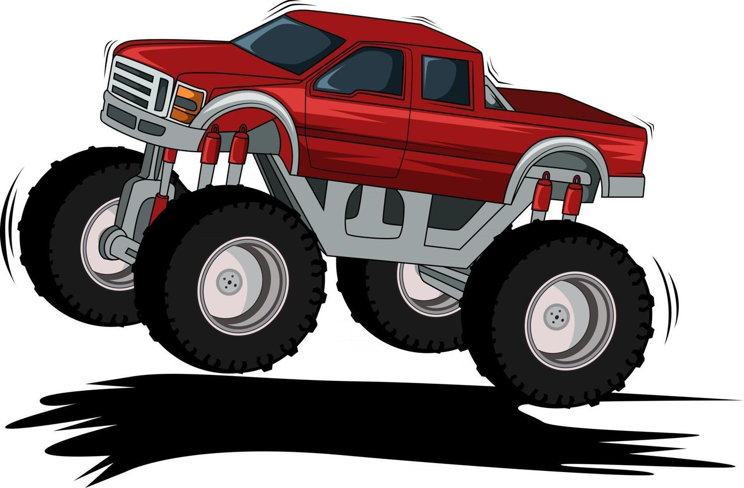 monster truck off-road illustratie vector