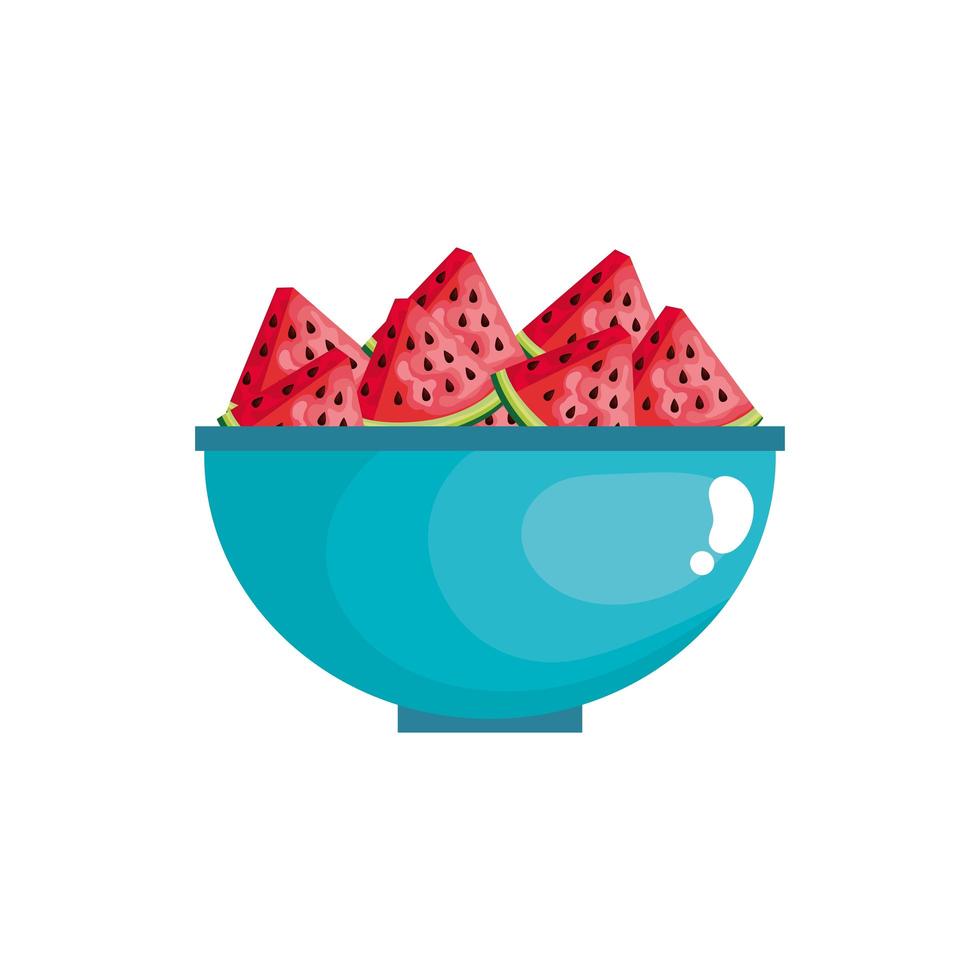 geïsoleerde watermeloenen fruit vector design