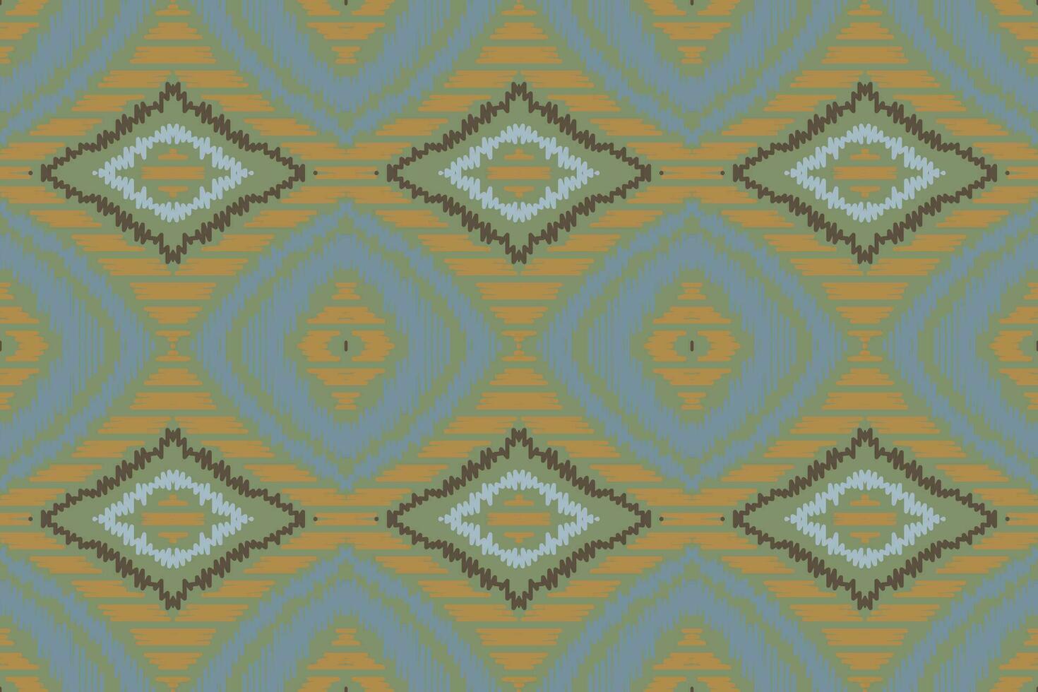 ikat damast borduurwerk achtergrond. ikat patronen meetkundig etnisch oosters patroon traditioneel. ikat aztec stijl abstract ontwerp voor afdrukken textuur,stof,sari,sari,tapijt. vector