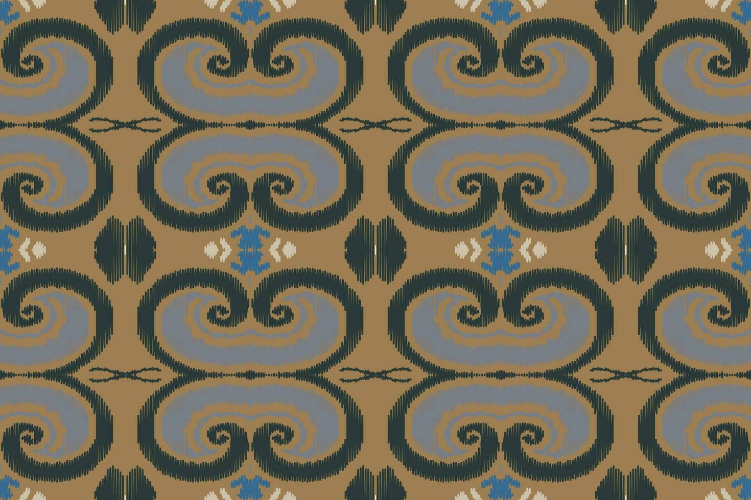 ikat damast paisley borduurwerk achtergrond. ikat chevron meetkundig etnisch oosters patroon traditioneel. ikat aztec stijl abstract ontwerp voor afdrukken textuur,stof,sari,sari,tapijt. vector
