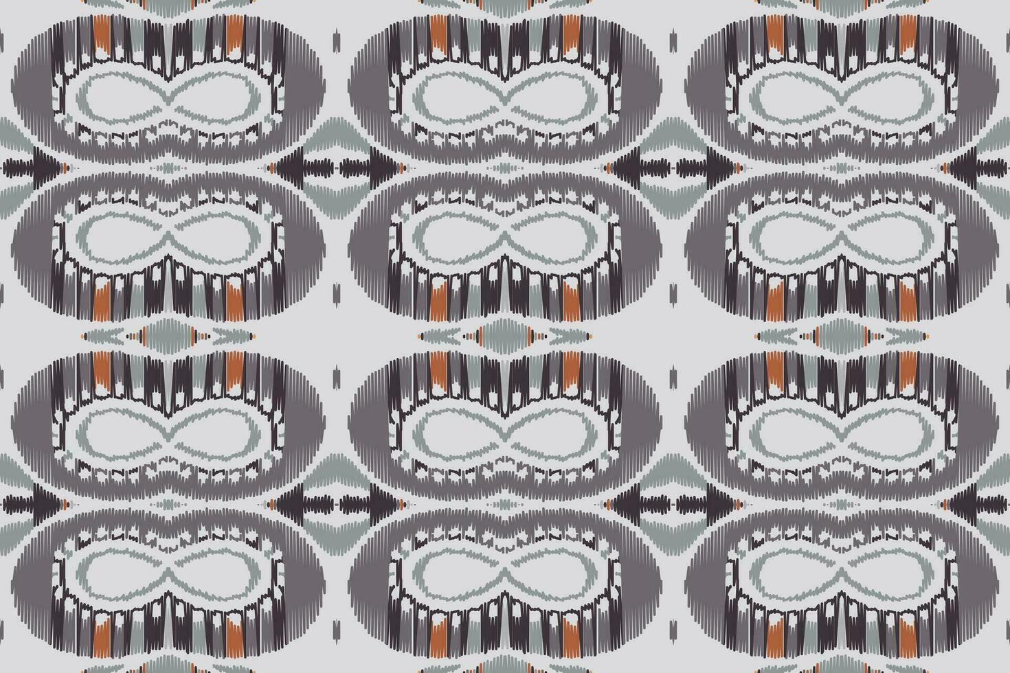 ikat bloemen paisley borduurwerk achtergrond. ikat bloemen meetkundig etnisch oosters patroon traditioneel. ikat aztec stijl abstract ontwerp voor afdrukken textuur,stof,sari,sari,tapijt. vector