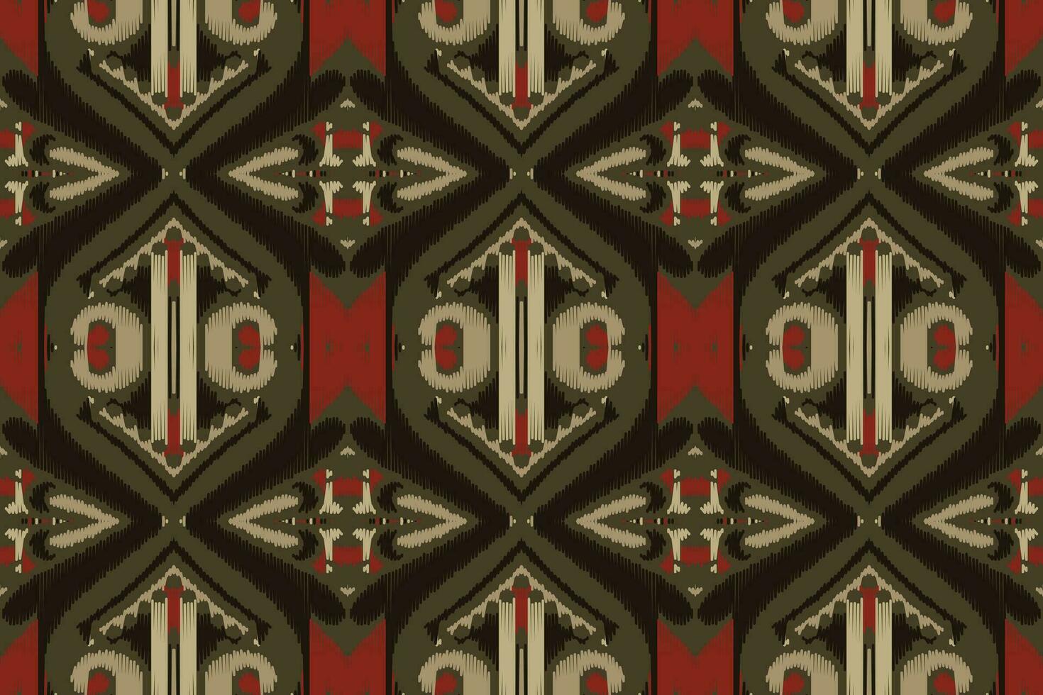 ikat damast paisley borduurwerk achtergrond. ikat structuur meetkundig etnisch oosters patroon traditioneel. ikat aztec stijl abstract ontwerp voor afdrukken textuur,stof,sari,sari,tapijt. vector