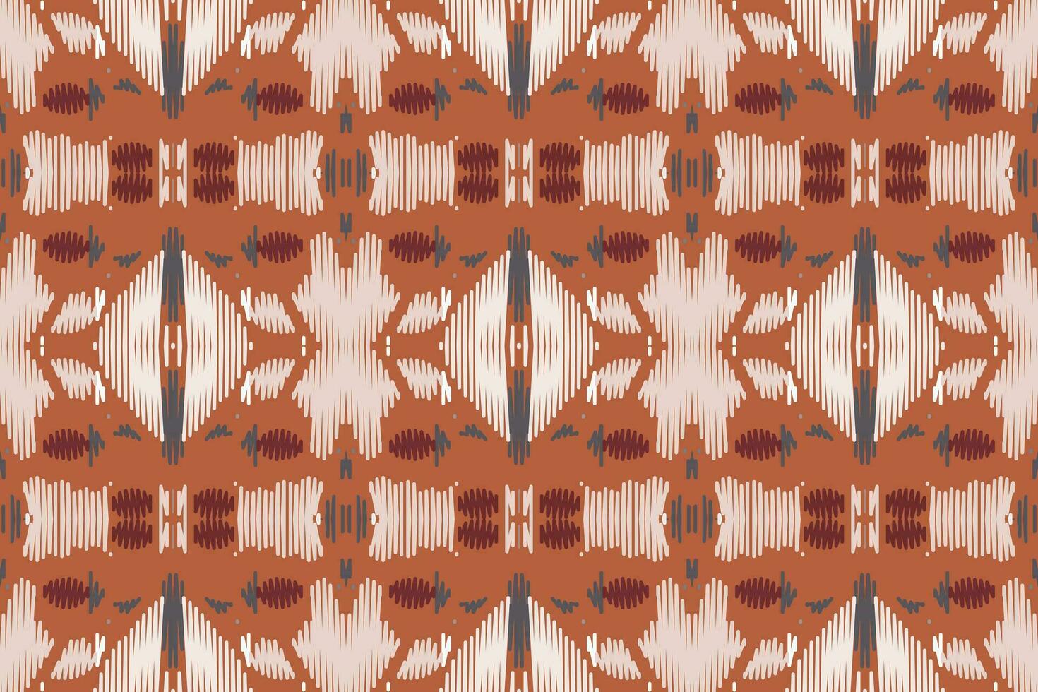 ikat naadloos patroon borduurwerk achtergrond. ikat patronen meetkundig etnisch oosters patroon traditioneel. ikat aztec stijl abstract ontwerp voor afdrukken textuur,stof,sari,sari,tapijt. vector