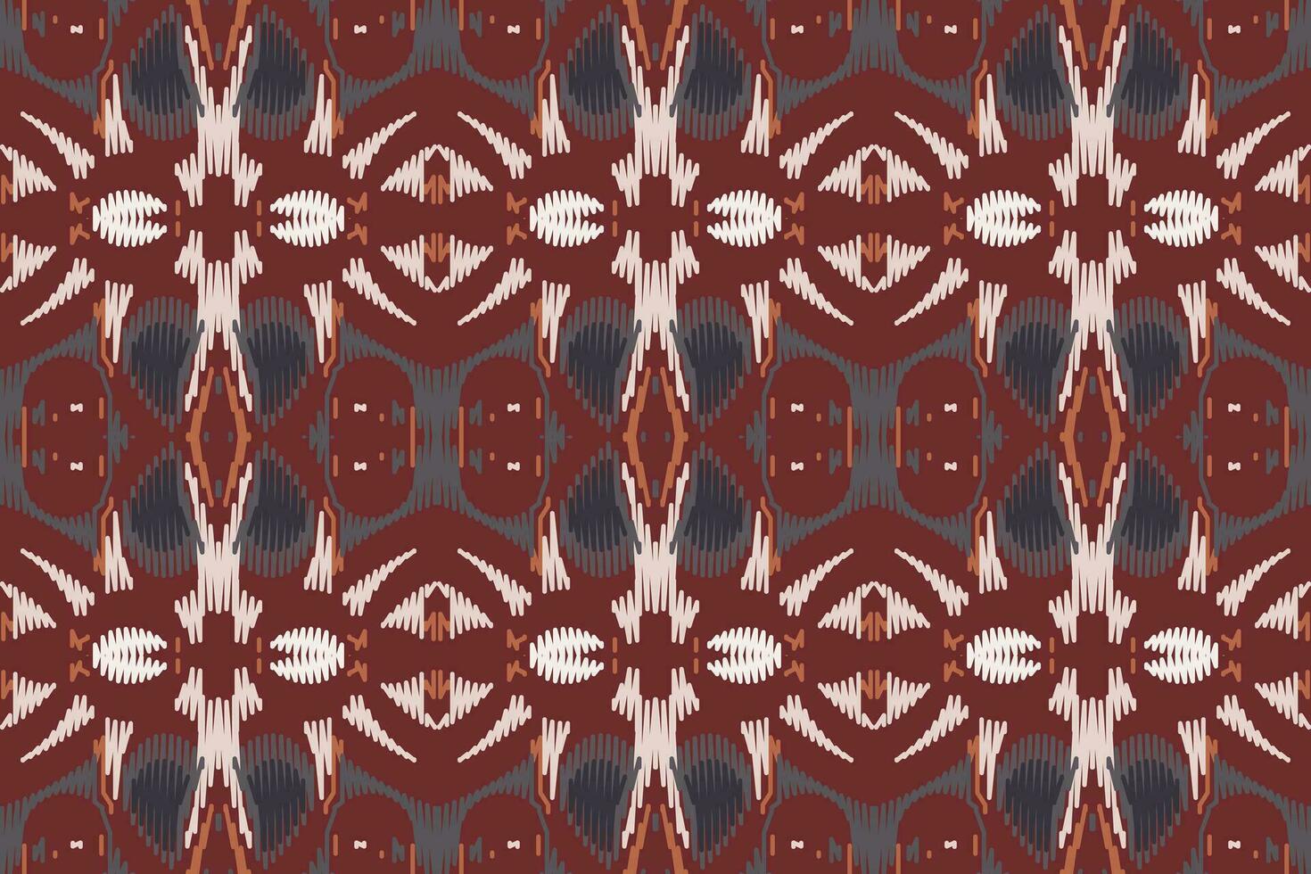 ikat bloemen paisley borduurwerk achtergrond. ikat strepen meetkundig etnisch oosters patroon traditioneel. ikat aztec stijl abstract ontwerp voor afdrukken textuur,stof,sari,sari,tapijt. vector