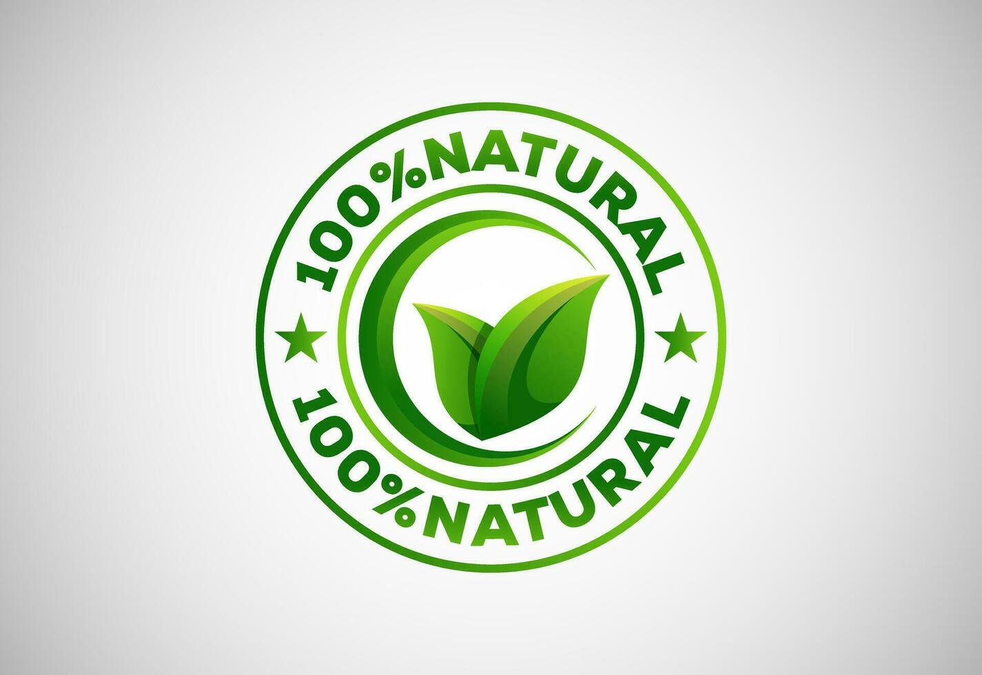 natuurlijk, biologisch, vers voedsel vector logo of insigne sjabloon voor Product