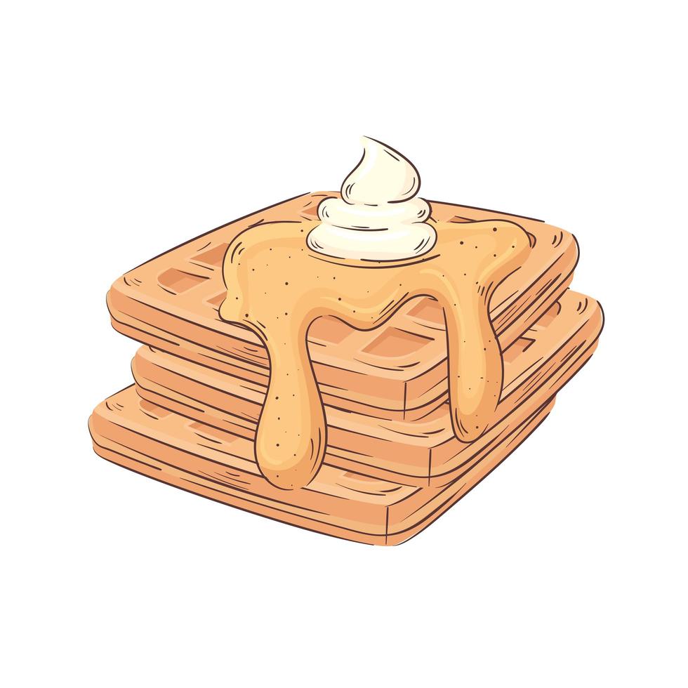 brood gesneden en boter geïsoleerd pictogram vector