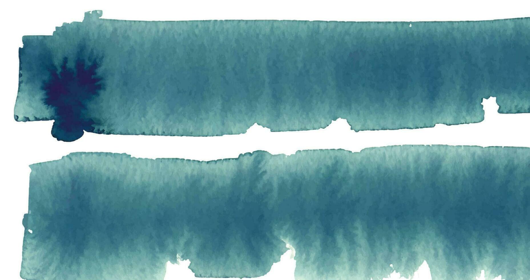 besmeurd waterverf tinten kader, zacht turkoois kleur waterverf illustratie, creatief achtergrond. aquarel geschilderd getextureerde sjabloon voor wijnoogst ontwerp, uitnodiging kaart vector