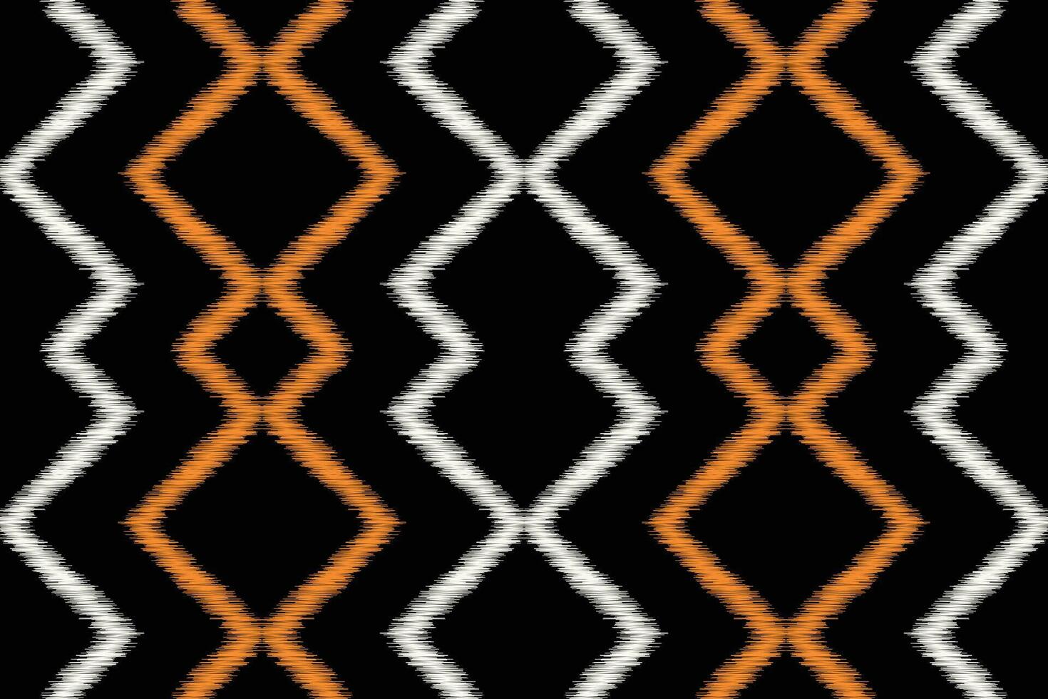 etnisch ikat kleding stof patroon meetkundig stijl.afrikaans ikat borduurwerk etnisch oosters patroon zwart achtergrond. abstract,vector,illustratie.textuur,kleding,lijst,decoratie,tapijt,motief. vector