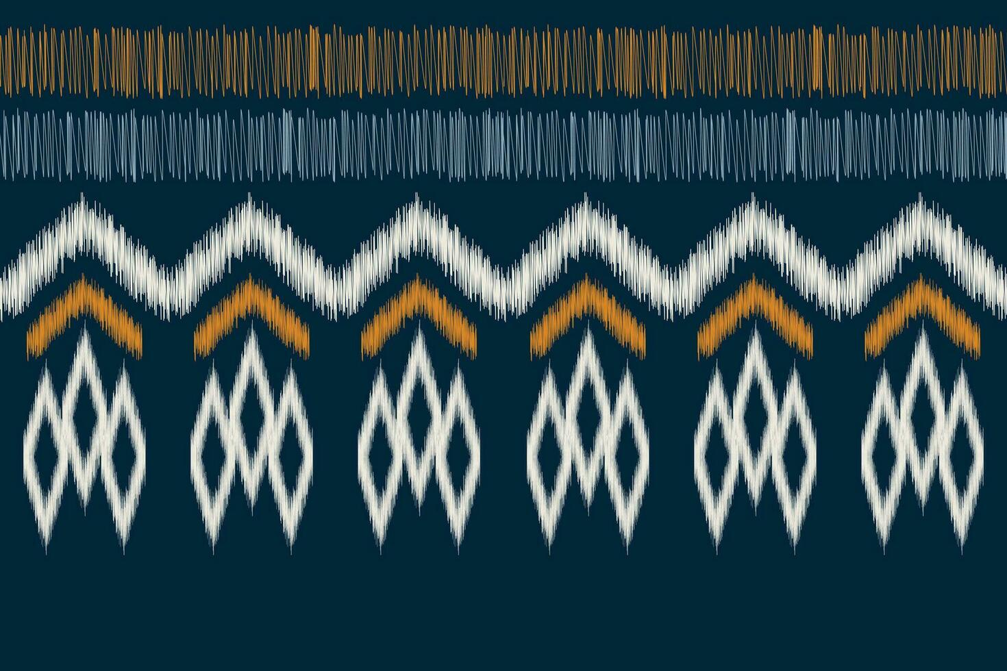 etnisch ikat kleding stof patroon meetkundig stijl.afrikaans ikat borduurwerk etnisch oosters patroon blauw achtergrond. abstract,vector,illustratie.textuur,kleding,lijst,decoratie,tapijt,motief. vector