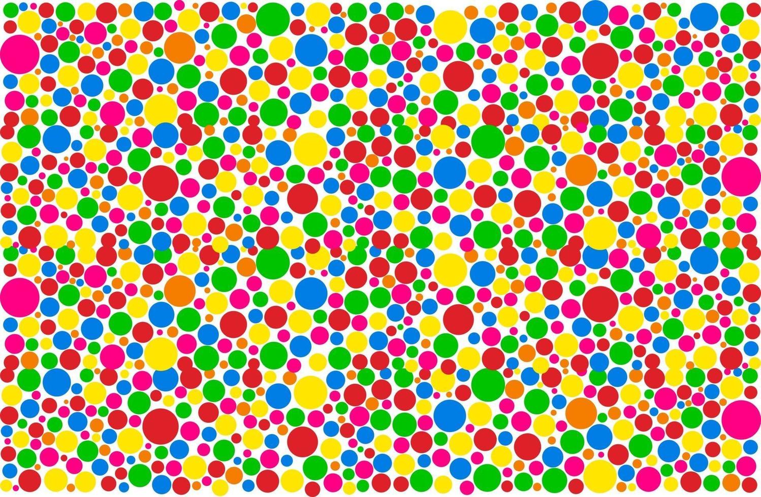 gekleurde abstracte cirkel geometrische patroon. vector illustratie zeepbel stof achtergrond