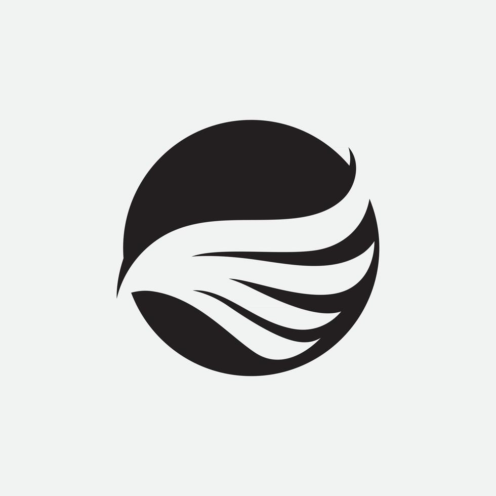 vleugel logo sjabloon vector pictogram ontwerp