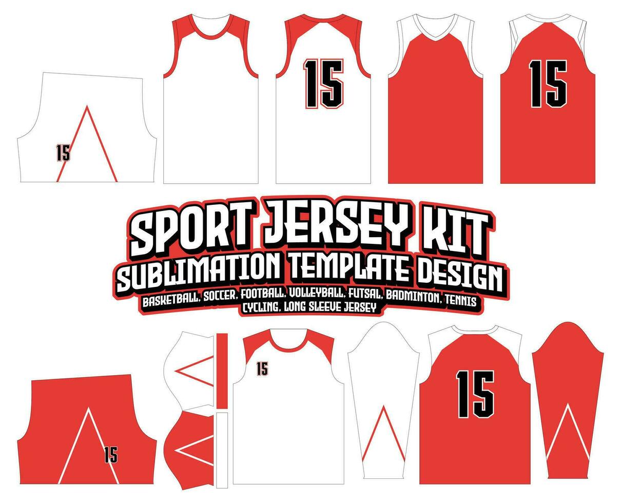 vorpal zwaard basketbal Jersey ontwerp sportkleding achtergrond vector