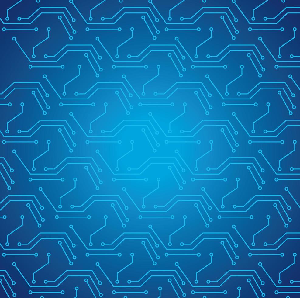 cyber circuit elektronische patroon achtergrond vector