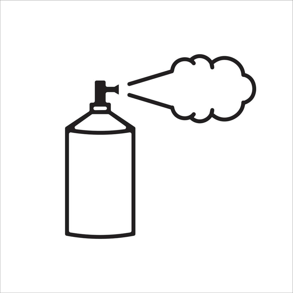 gas- verstuiven icoon vector illustratie symbool