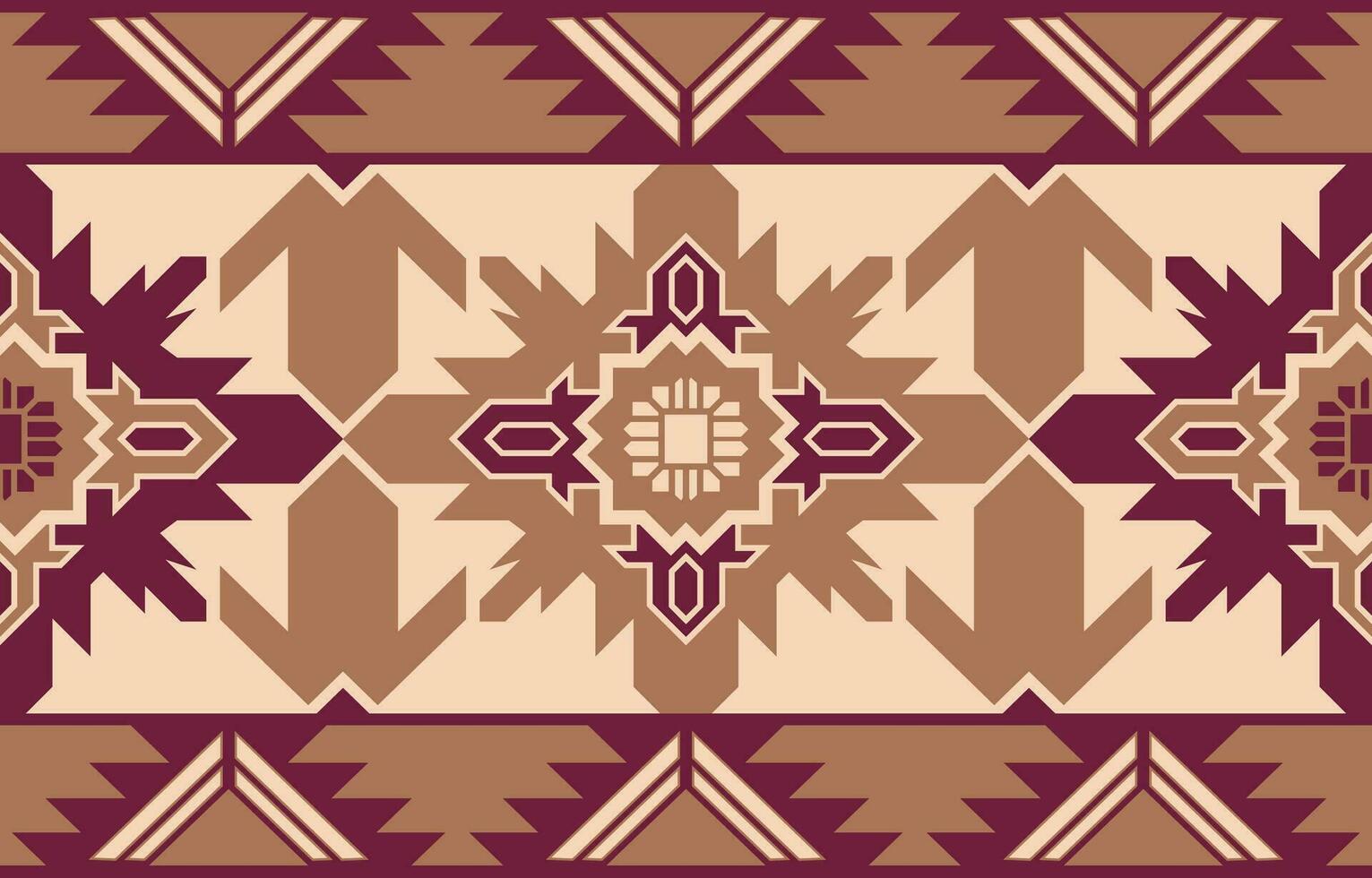 inheems Amerikaans zuidwesten, azteeks, Navajo naadloos patroon. tribal zwart en wit meetkundig afdrukken. etnisch ontwerp behang, kleding stof, omslag, textiel, tapijt, deken. vector