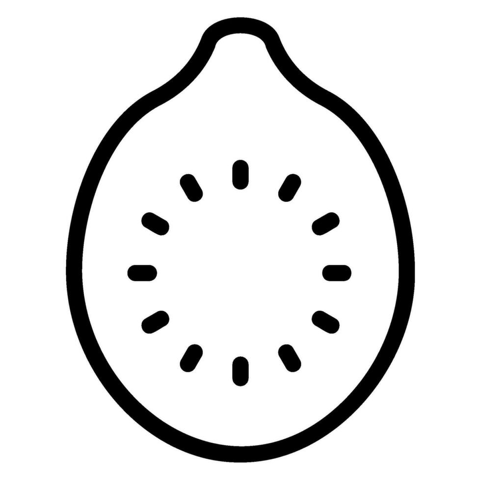 guave lijn icoon vector