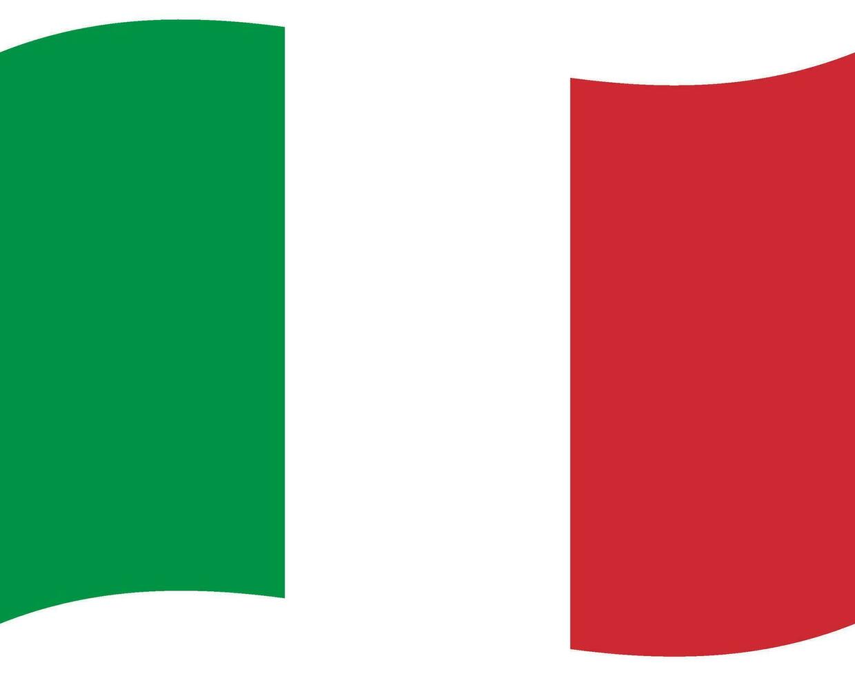 Italiaans vlag. vlag van Italië. Italië vlag Golf vector