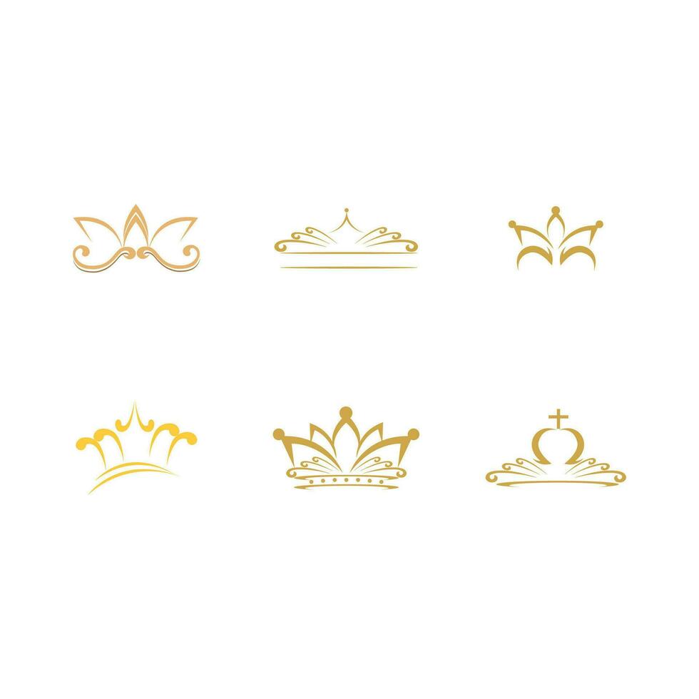 wijnoogst kroon logo Koninklijk koning koningin abstrak logo desain vector sjabloon. simbol geometris logotype ikon konsep.