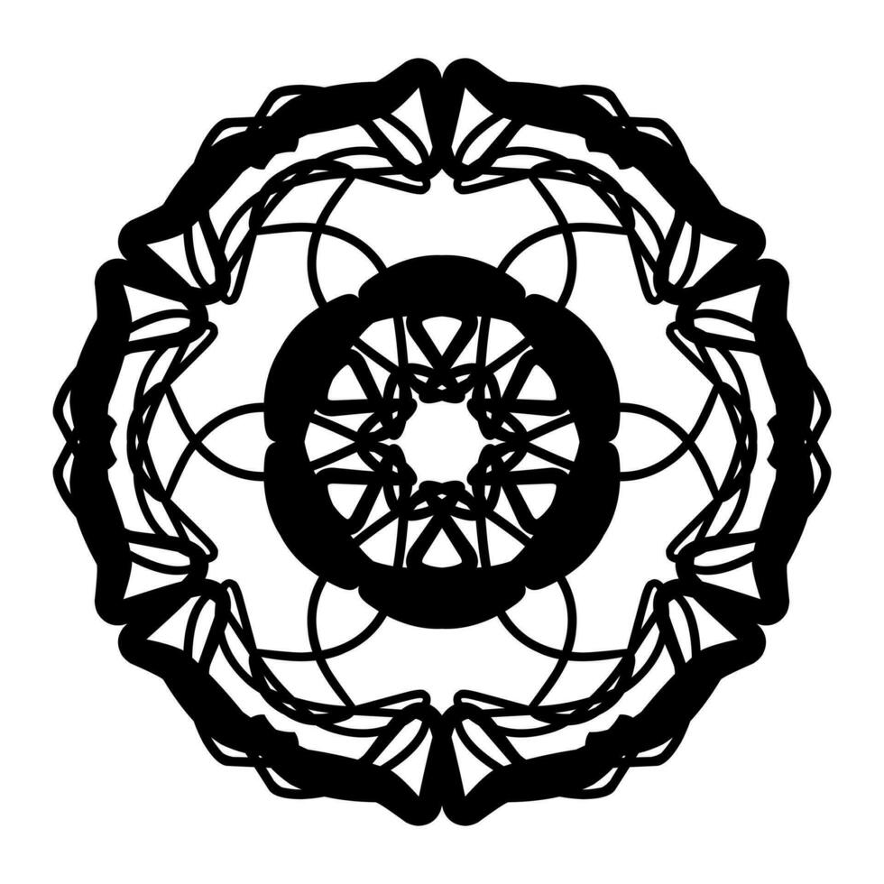 zwart sier- bloem logo ontwerp, geschikt voor gebruiker net zo uw bedrijf icoon in de veld- van schoonheid of decoratie vector