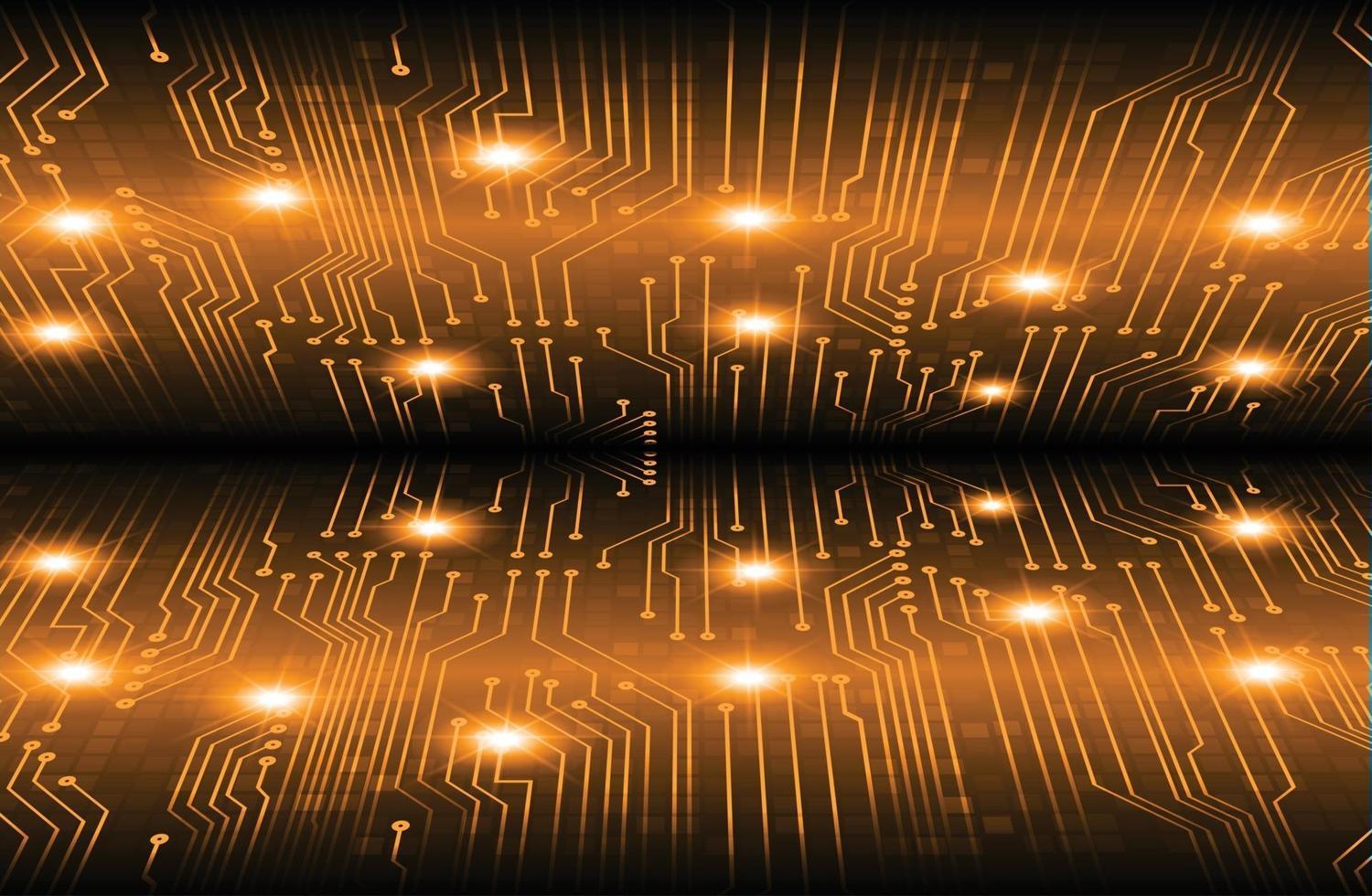 cyber circuit toekomstige technologie concept achtergrond vector