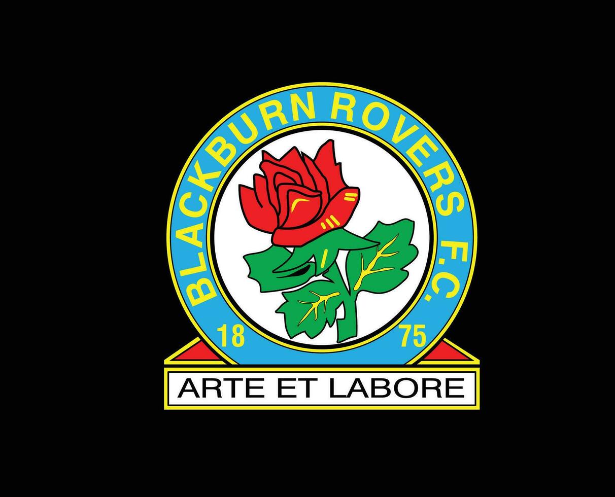 blackburn rovers fc club symbool logo premier liga Amerikaans voetbal abstract ontwerp vector illustratie met zwart achtergrond