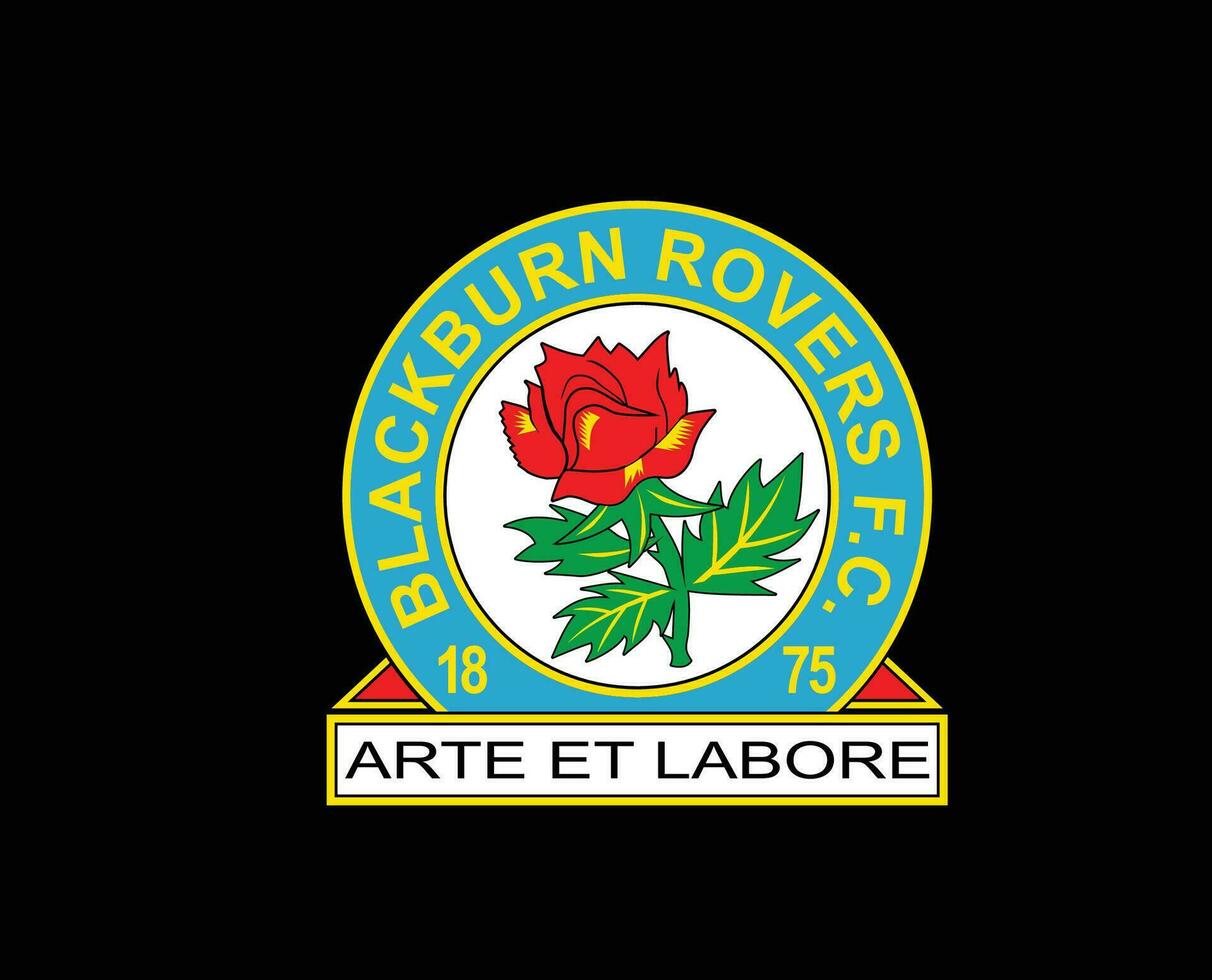 blackburn rovers fc club logo symbool premier liga Amerikaans voetbal abstract ontwerp vector illustratie met zwart achtergrond