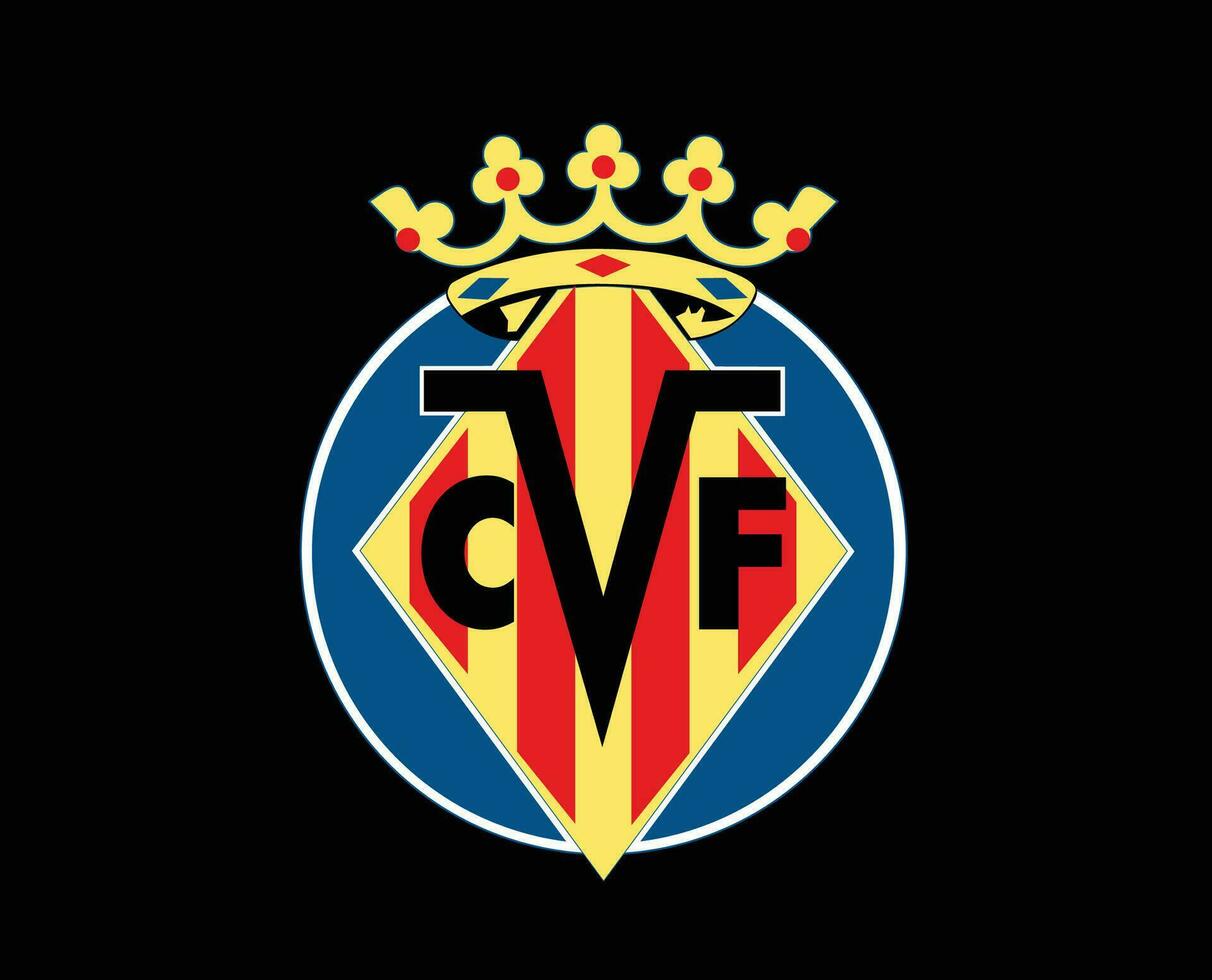 villarreal vgl club symbool logo la liga Spanje Amerikaans voetbal abstract ontwerp vector illustratie met zwart achtergrond