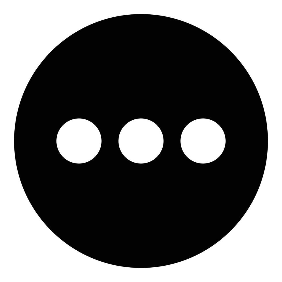 drie dots icoon vector