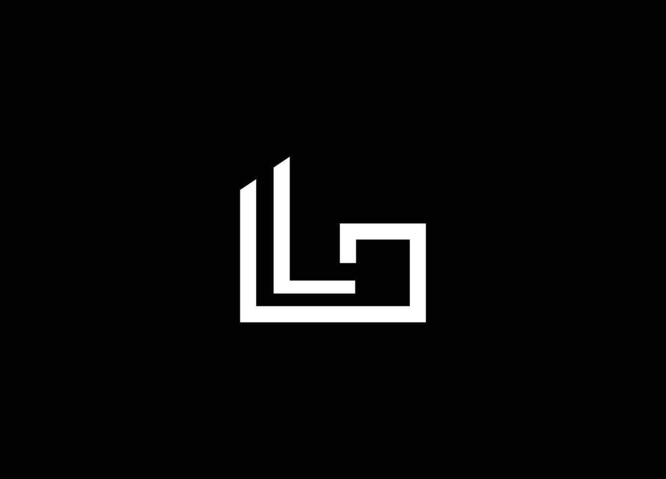 alfabet brieven initialen monogram logo lg gl l g. brief gl lg logo ontwerp sjabloon. lg monogram initialen brief logo concept. gl icoon ontwerp. brief gl en lg logo ontwerp vector sjabloon