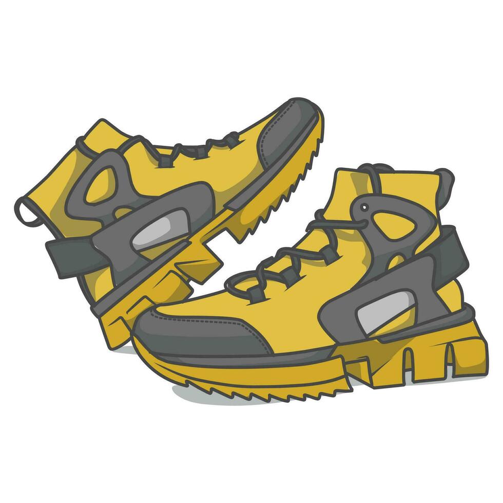 sportschoenen ontwerp met kant hoek. sport schoenen . vector