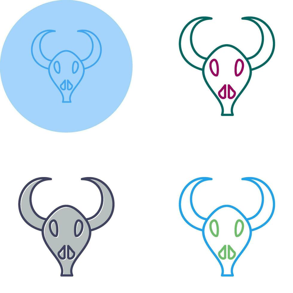 stier hoorns vector icoon