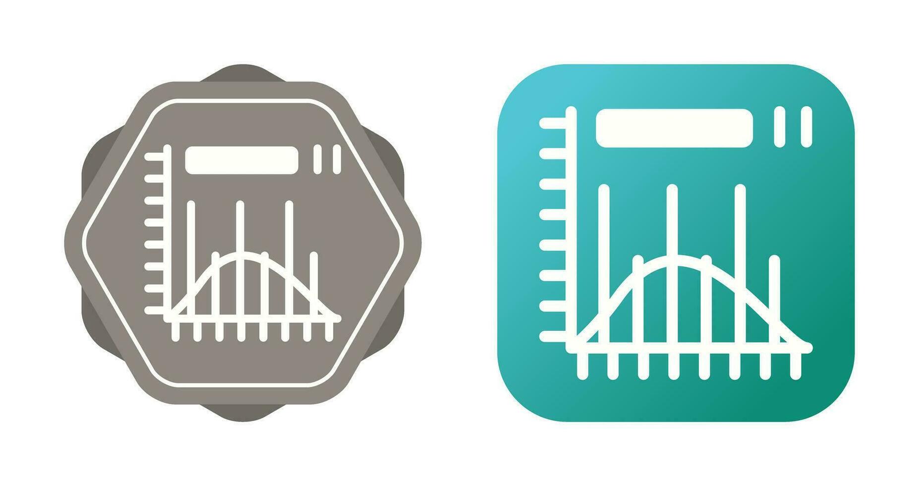 histogram vector icoon