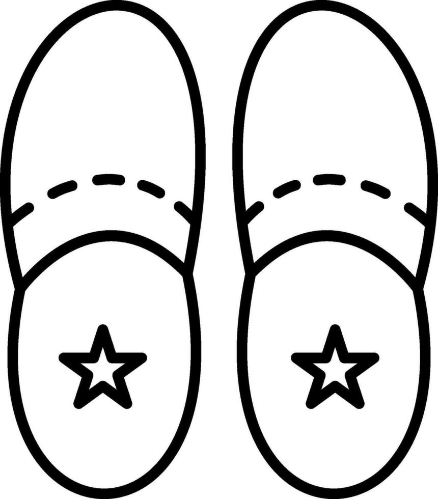 slippers vector icoon