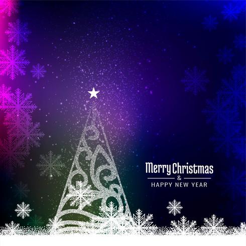 Abstracte Merry Christmas festival begroeting achtergrond vector