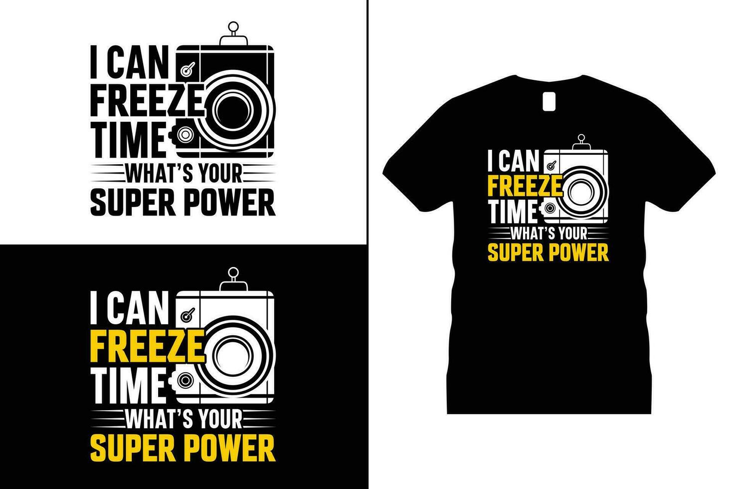 fotograaf of camera t-shirt ontwerp vector. gebruik voor t-shirt, mokken, stickers, kaarten, enz. vector