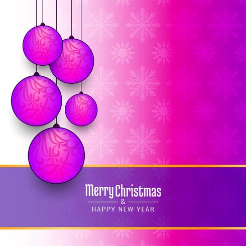 Abstracte decoratieve elegante Merry Christmas-achtergrond vector