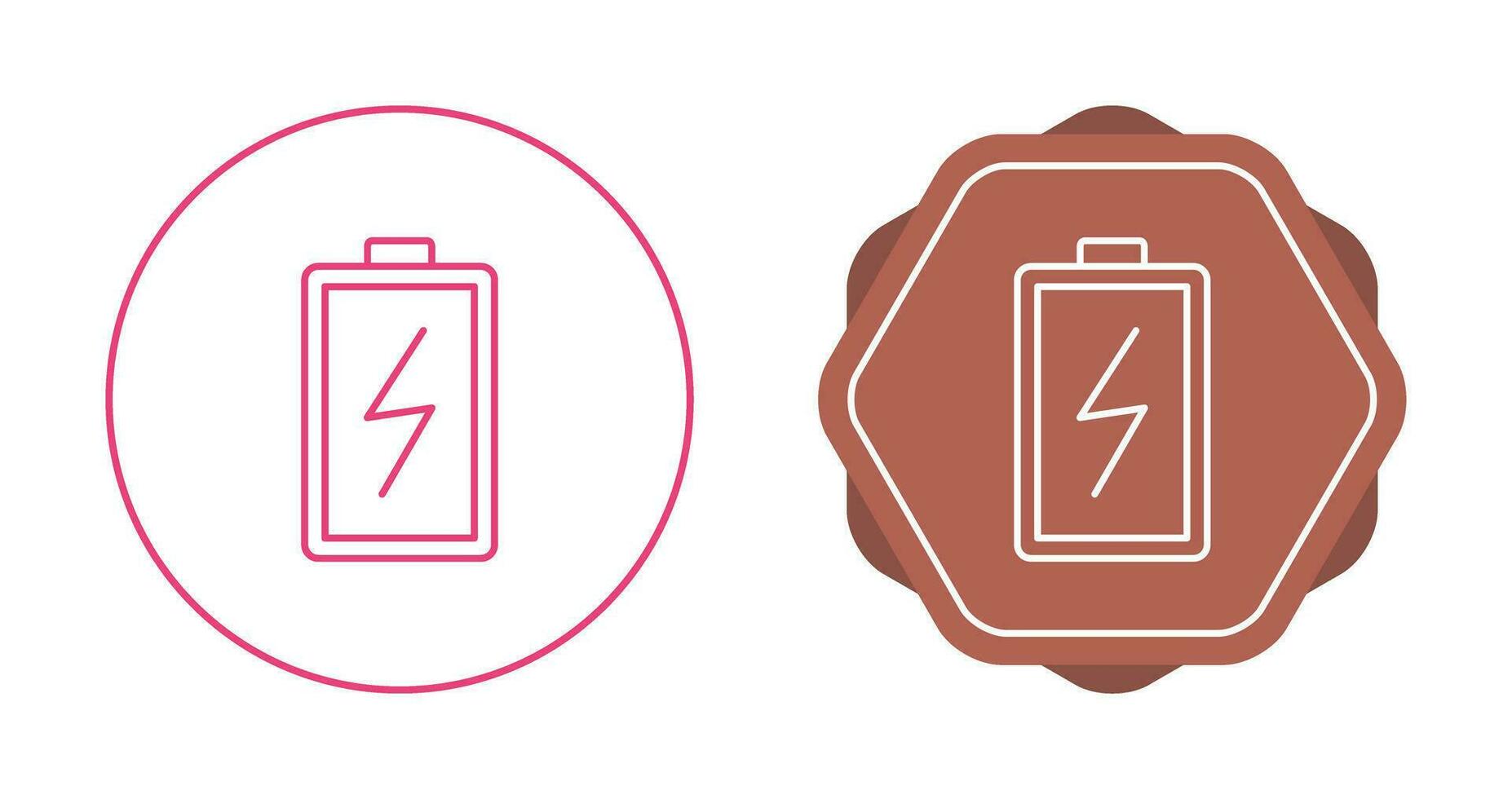 pictogram batterij opladen vector