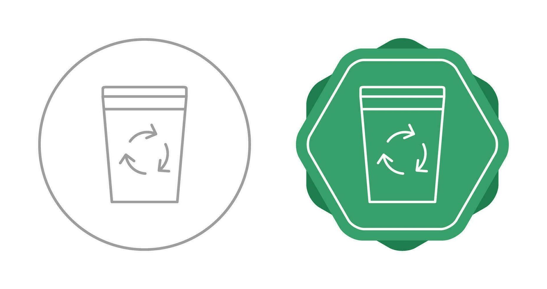 recycle bak vector icoon